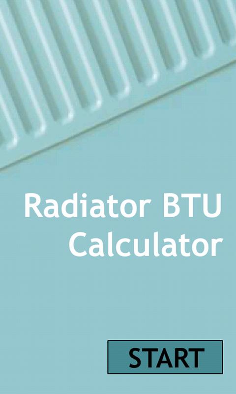 Radiator / BTU Calculator 1.0.1