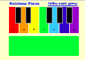 Rainbow piano for kids 1
