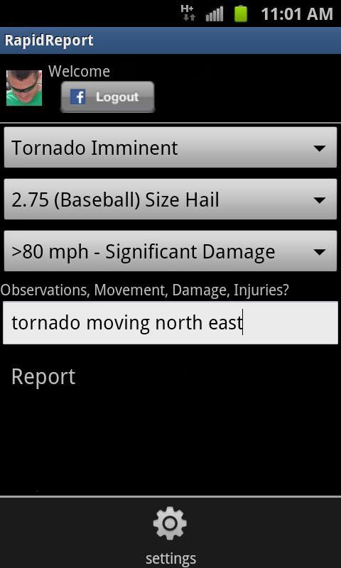 Rapid Report for Storm Chasers 2.7