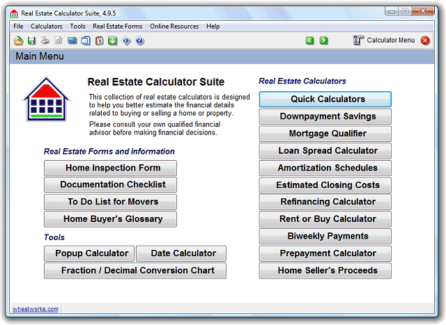 Real Estate Calculator Suite 4.9.5.3