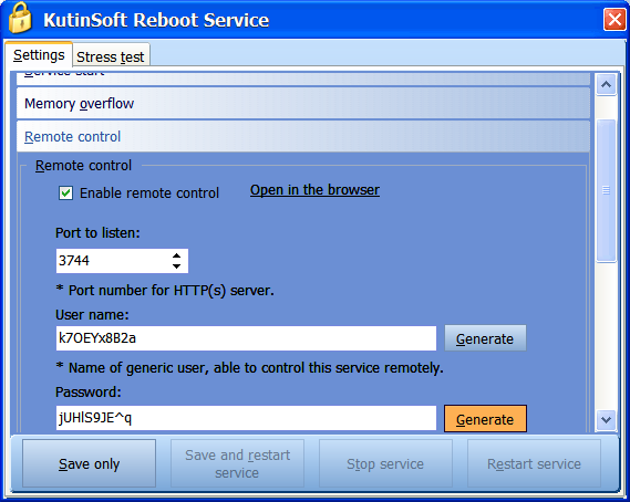 Reboot Service 1.2