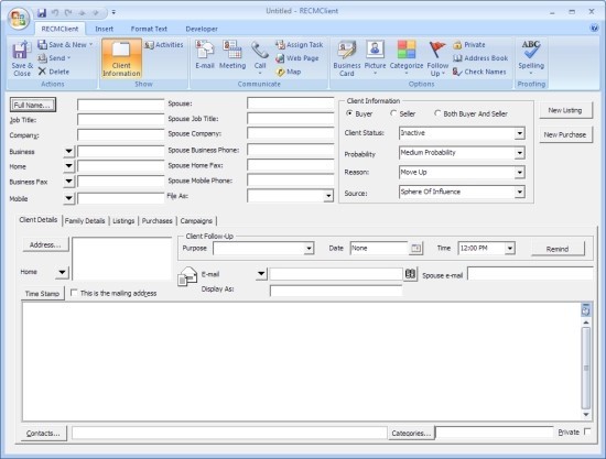 RECM for Microsoft Outlook 3.5