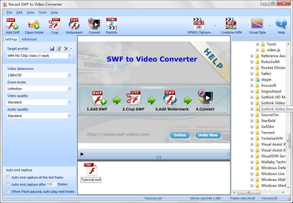 Recool SWF to Video Converter 4.1.136