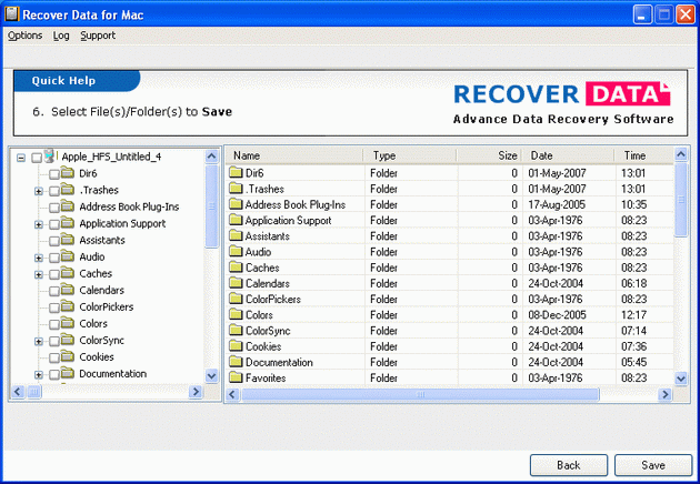 Recover Data Mac Data Recovery 1.0