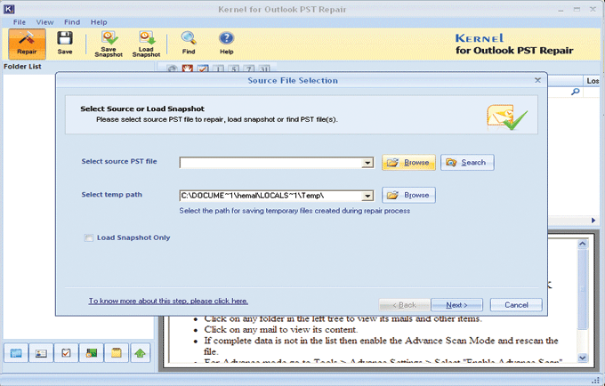 Recover Deleted Outlook 2010 12.06.01