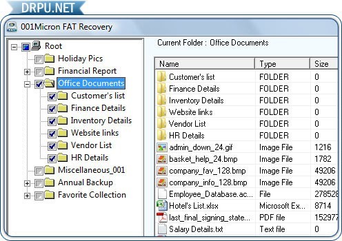 Recover FAT Partition 4.8.3.1