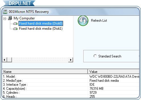 Recover Files NTFS 5.8.4.1