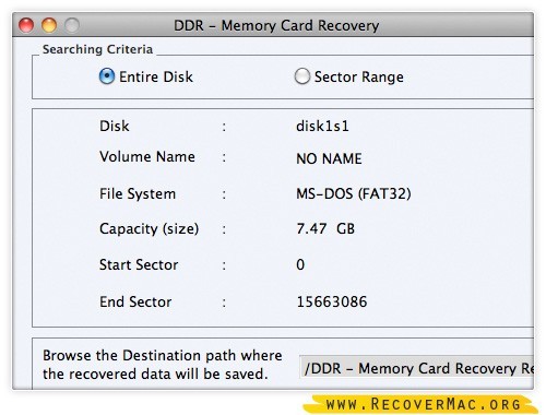Recover Memory Card Data Mac 5.3.1.2