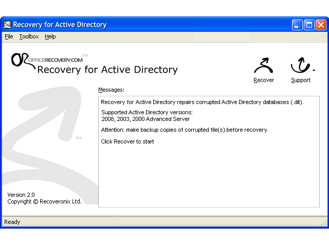 Recovery for ActiveDirectory 2.0.0939