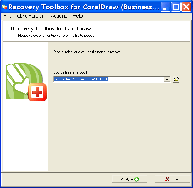 Recovery Toolbox for CorelDRAW 2.0.7