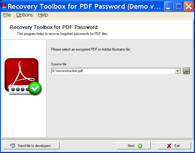 Recovery Toolbox for PDF Password 1.1.11