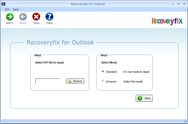 RecoveryFix for Outlook PST Repair 14.09