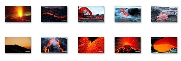 Red Hot Lava Windows 7 Theme 1.00