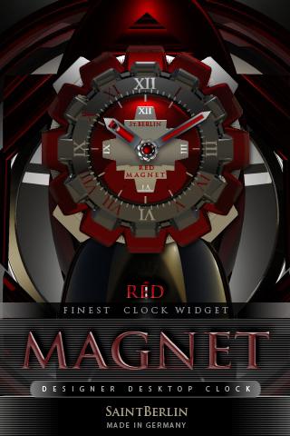 REDMAGNET clock widget 2.22