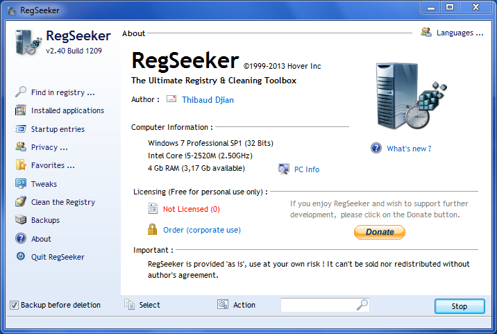 RegSeeker 2.55