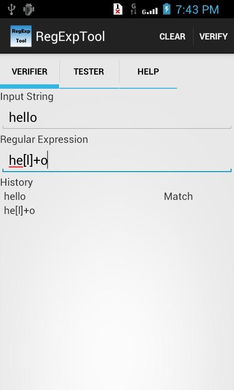 Regular Expression Tool 1.0.2
