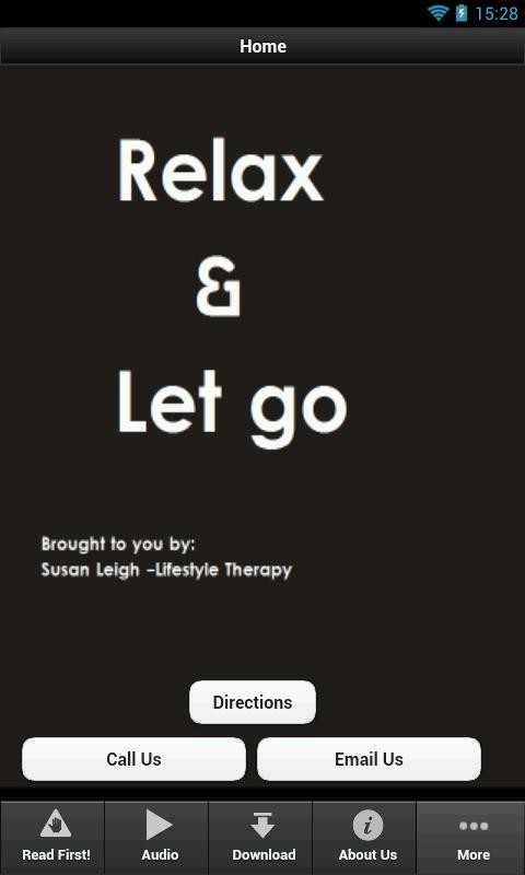 Relax & let go - Susan Leigh 1.01