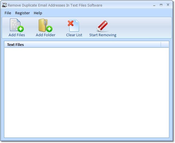 Remove Duplicate Email Addresses In Text Files Software 7.0
