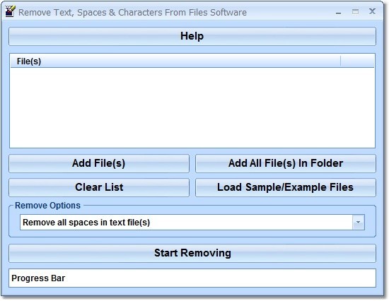 Remove Text, Spaces & Characters From Files Software 7.0