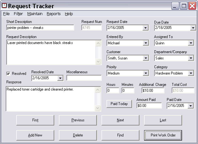 Request Tracker 3.1