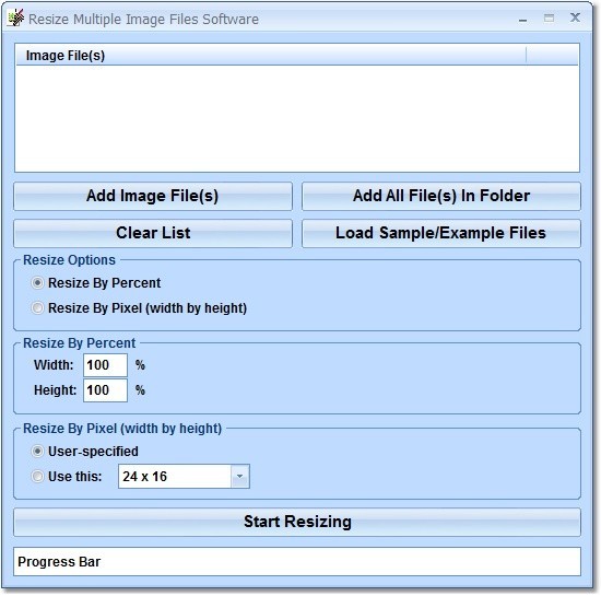 Resize Images To Same Height and Width Software 7.0