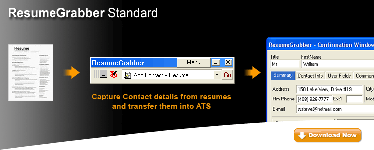 ResumeGrabber Standard 2010