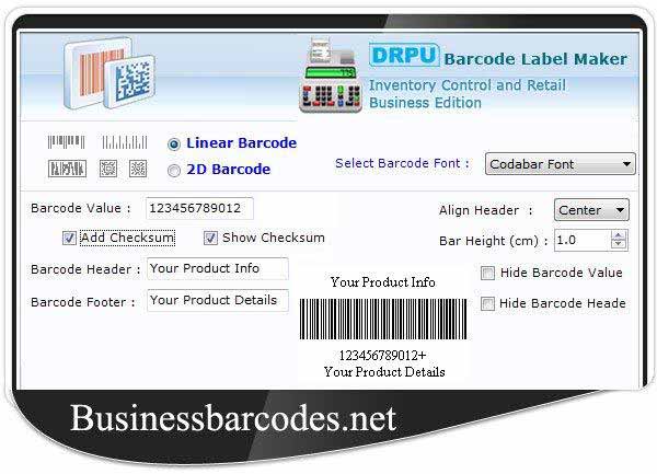 Retail Barcodes Maker 7.3.0.1