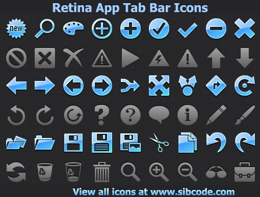 Retina App Tab Bar Icons 2012.1