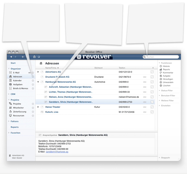 Revolver Office for Mac OS X 8.4.7 Beta 3