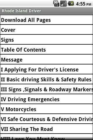 Rhode Island Driver Handbook 4.1