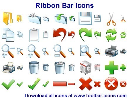 Ribbon Bar Icon Set 2012.2