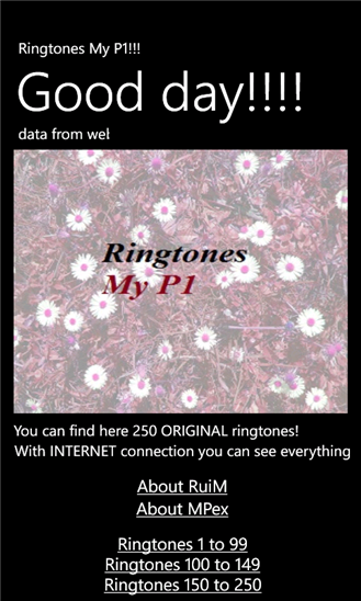 RingtonesMyP1N 1.0.0.0