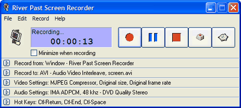 River Past Screen Recorder 7.1