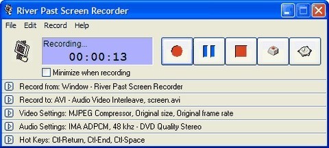 River Past Screen Recorder Pro 7.8