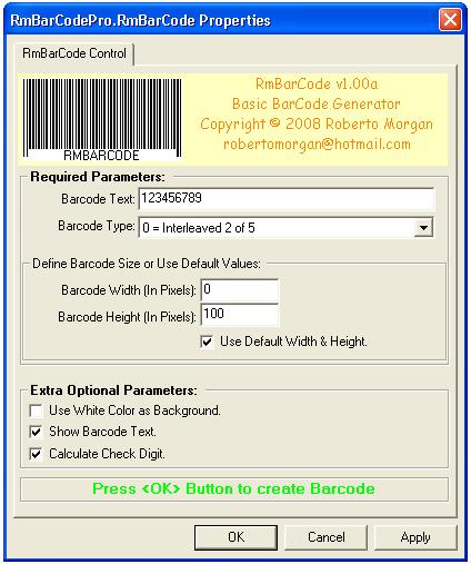 RmBarCode.Ocx 1.00a 1.0