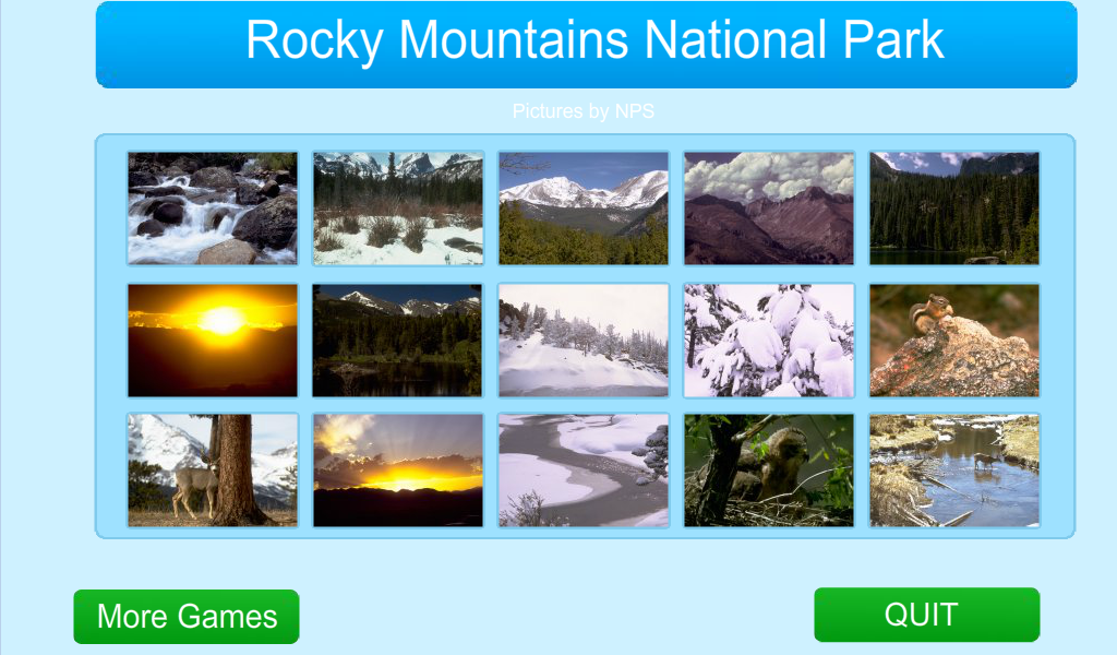 Rocky Mountains Jigsaw 1.0.5