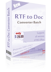 RTF TO DOC Converter Batch 2.0.2