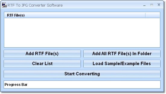 RTF To JPG Converter Software 7.0