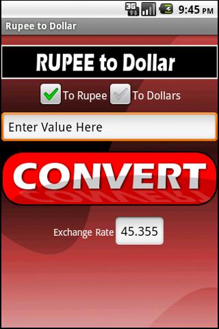 Rupee to Dollar (Ad Free!) 1.0