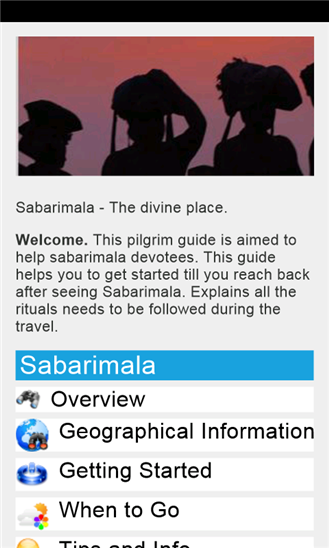 Sabarimala-A Pilgrimage Guide 1.0.0.0