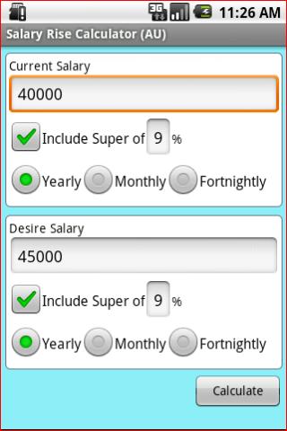 Salary Rise Calculator (AU) 1.2.0