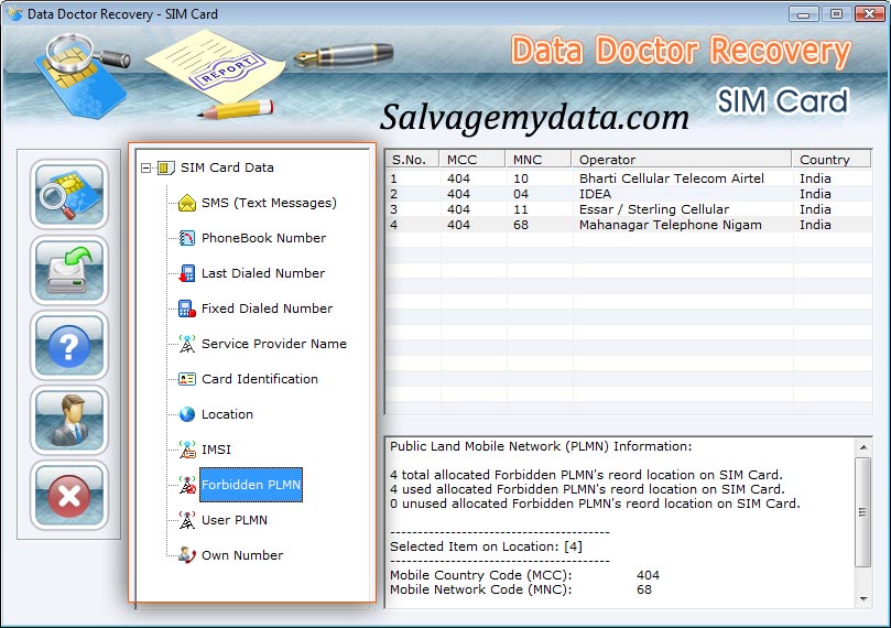 Salvage Mobile Sim Card Data 5.3.1.2