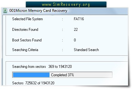 SanDisk Memory Card Files Recovery 4.8.3.1