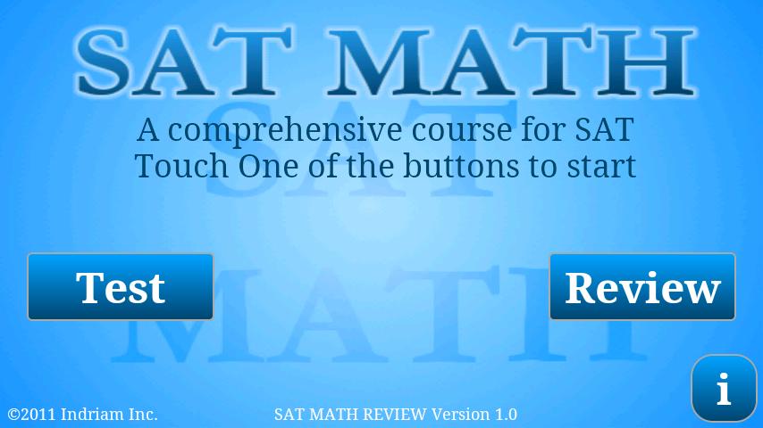 SAT Math Review 1.1