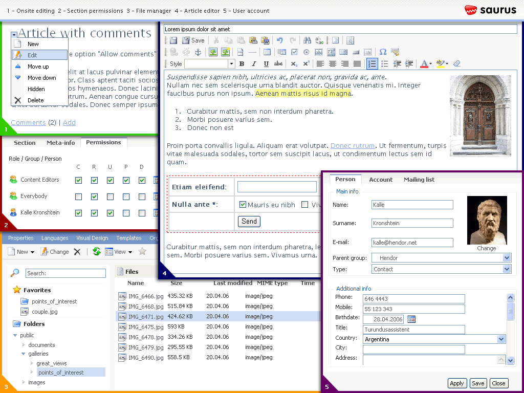Saurus CMS Free for Windows 4.5.4