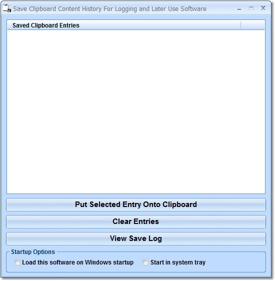 Save Clipboard Content History For Logging and Later Use Software 7.0