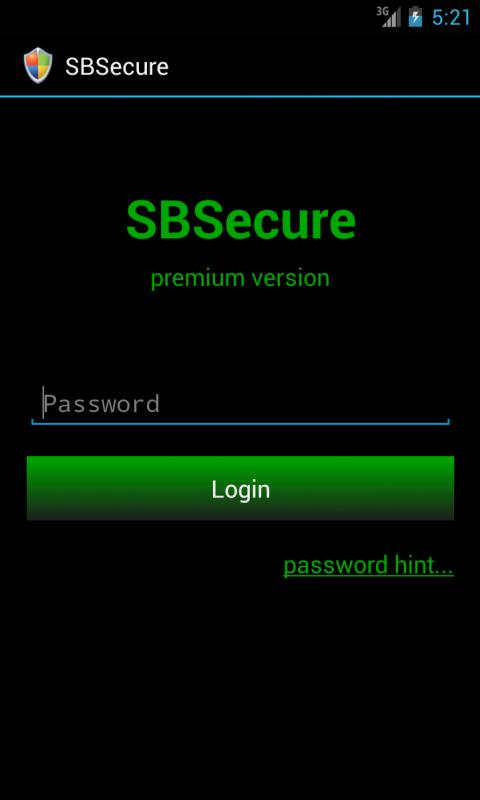 SBSecure Password Manager 3.8.3