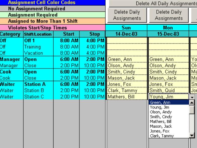 Schedule Complex Shifts for Your Employees 6.2
