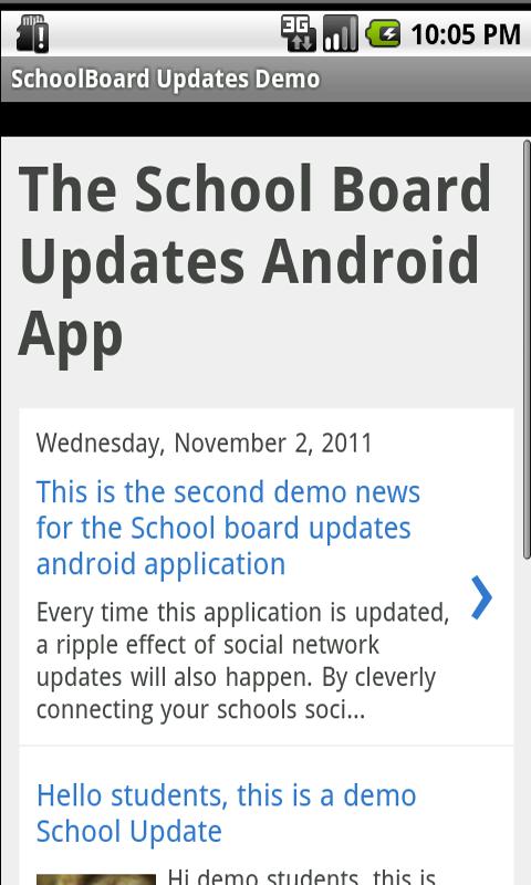 SchoolBoard Updates Demo 1.04