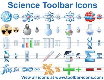 Science Toolbar Icons 2013.1
